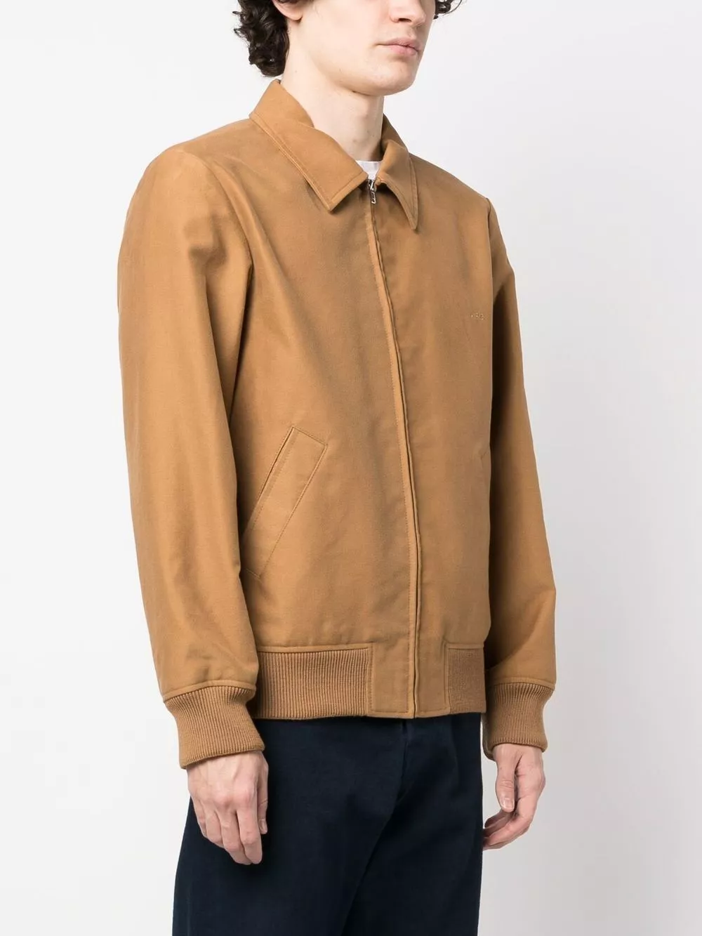 Affordable A.P.C. zip-up shirt jacket Men 0113