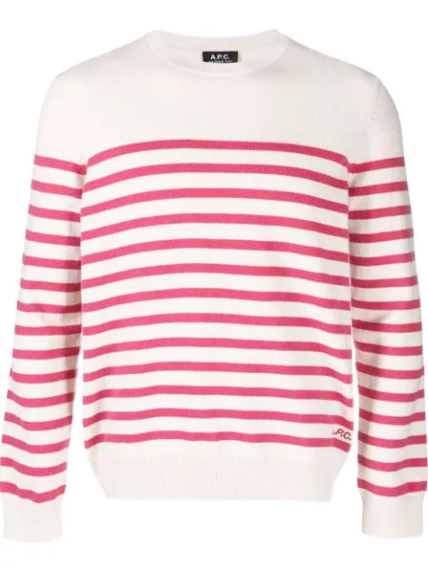 A.P.C. stripe knitted jumper Women 0113