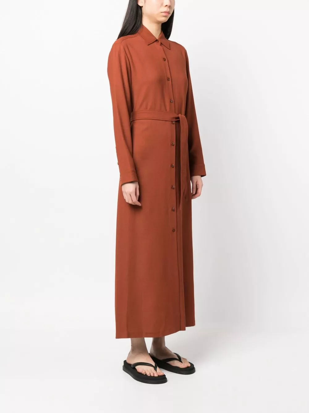 Affordable A.P.C. Gwyneth belted shirtdress Women 0115