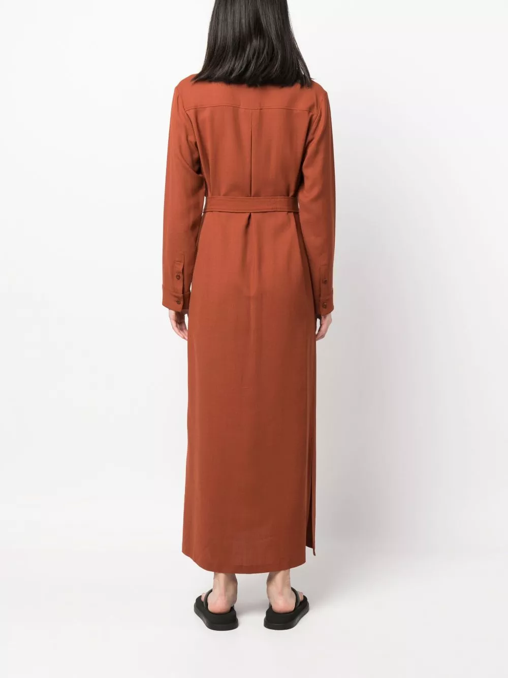 Affordable A.P.C. Gwyneth belted shirtdress Women 0115