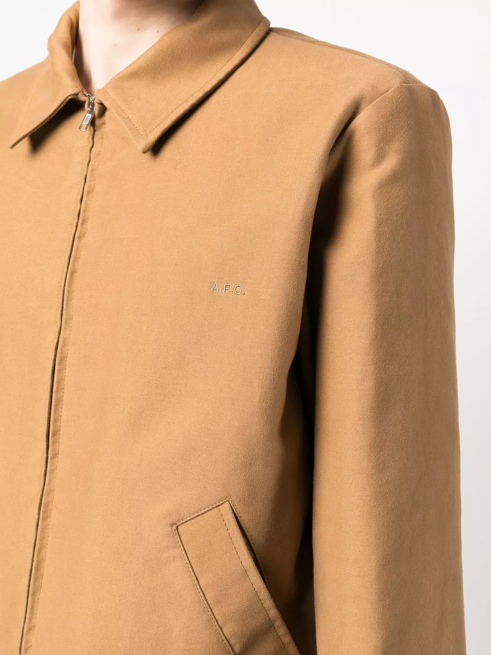 Affordable A.P.C. zip-up shirt jacket Men 0113