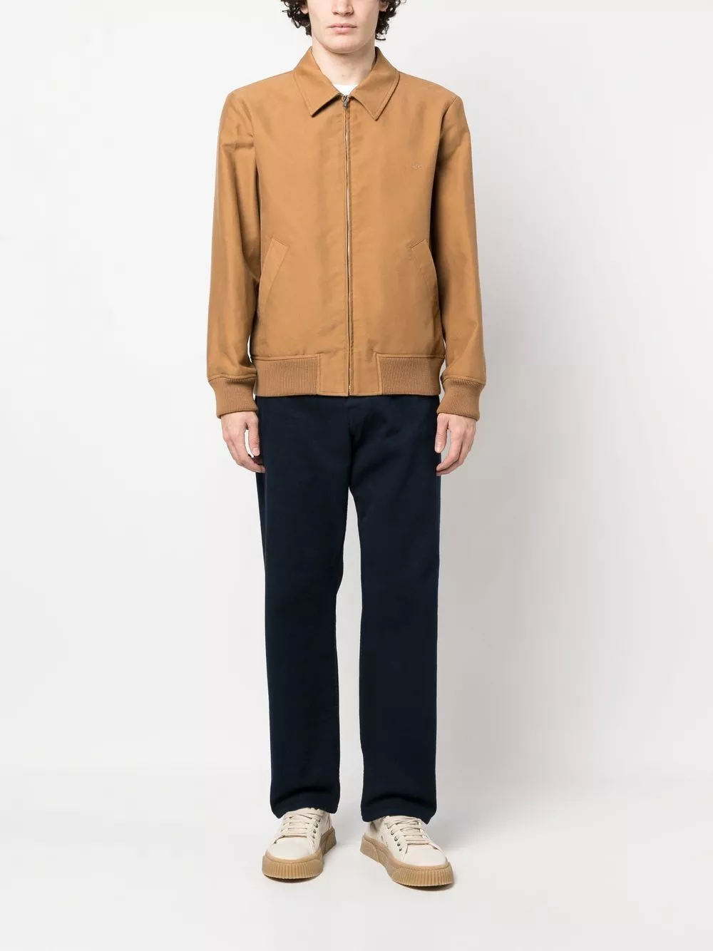 Affordable A.P.C. zip-up shirt jacket Men 0113