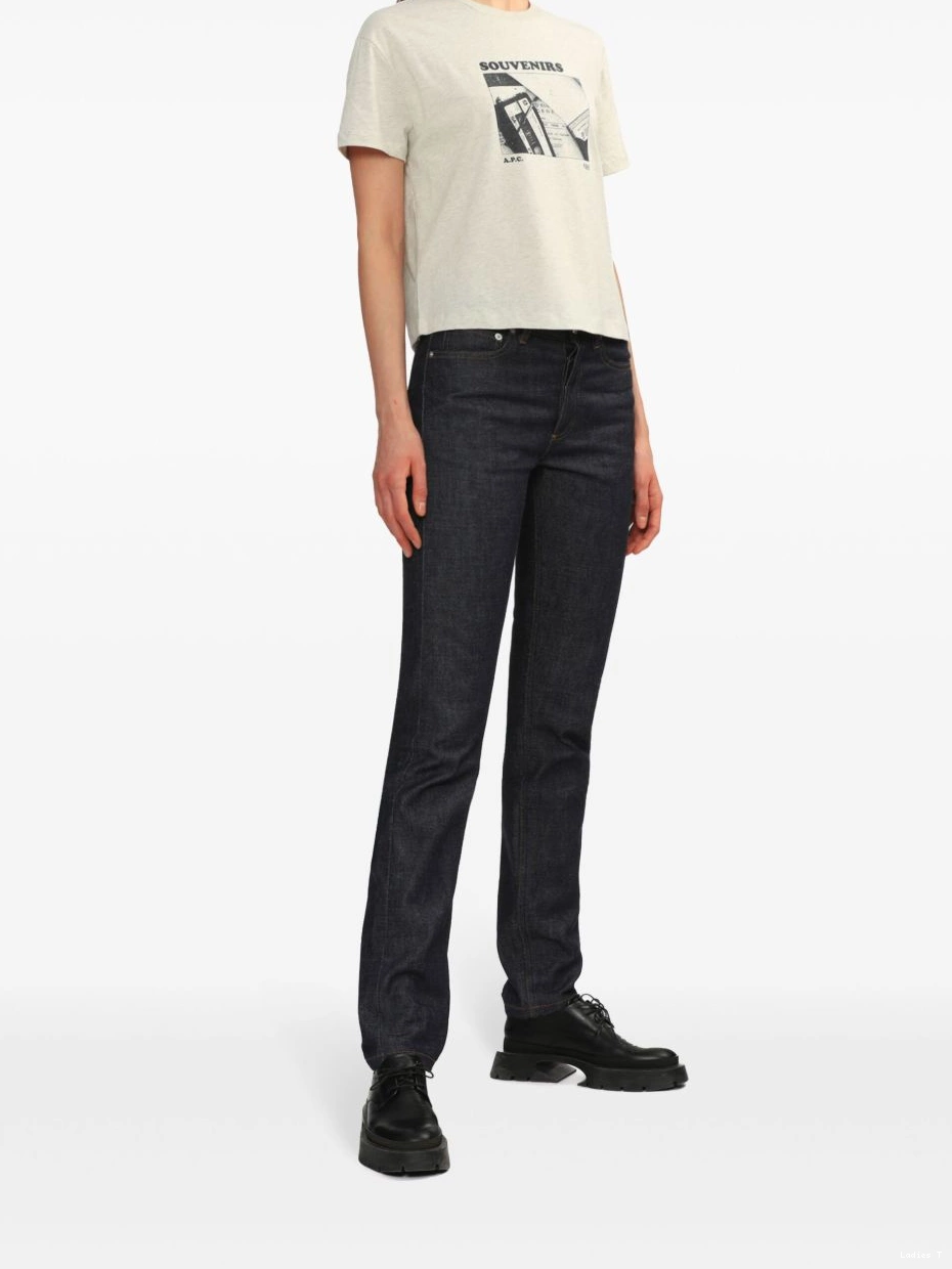 Affordable Women T-shirt A.P.C. Souvenirs 0303