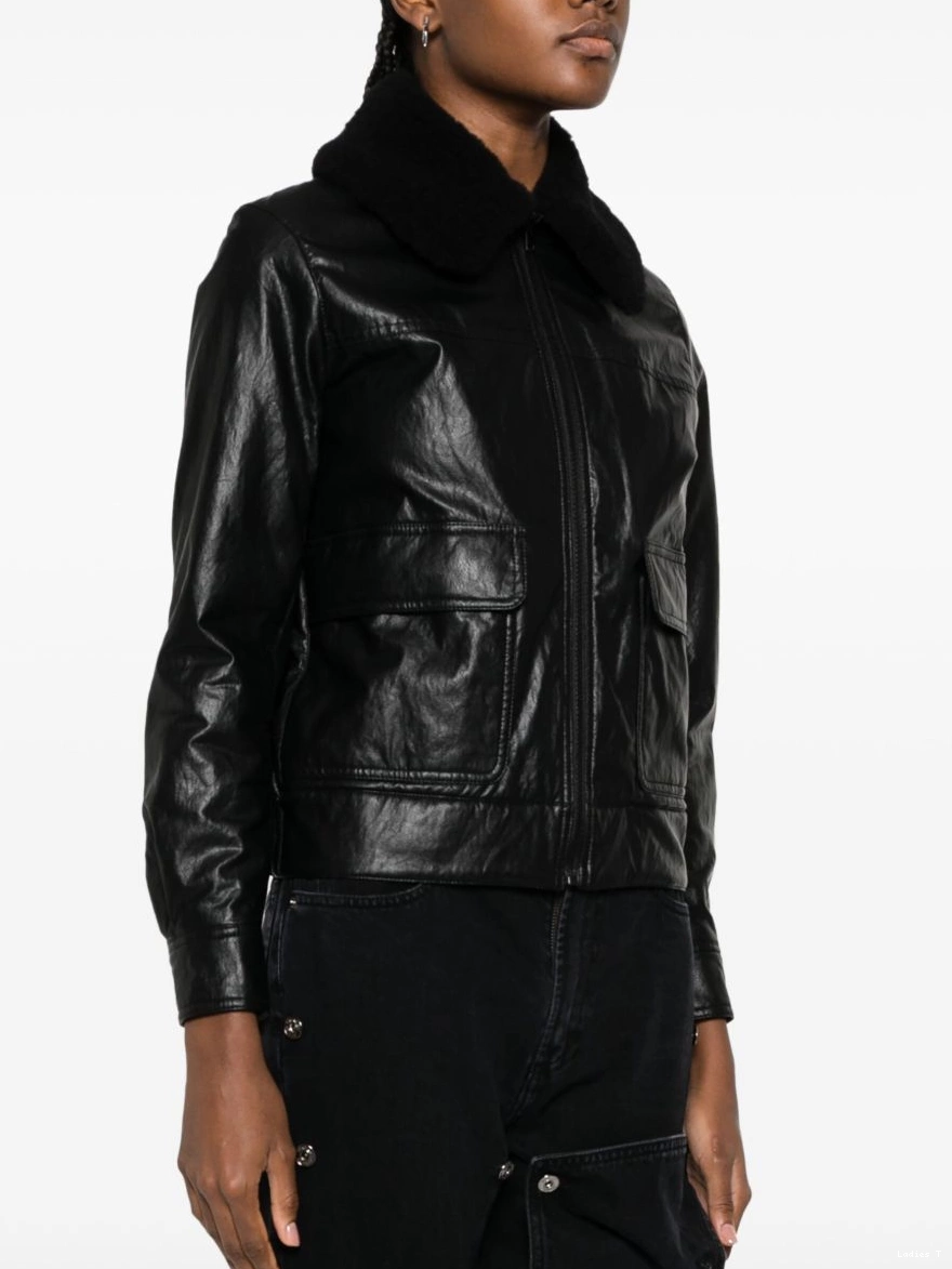 Affordable leather faux jacket A.P.C. Women Tina bomber 0317