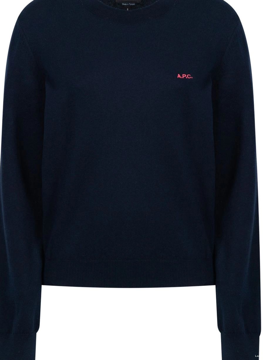 Affordable Women A.P.C. logo-embroidered jumper 0306