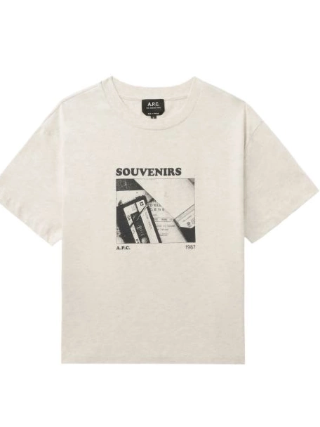 Affordable Women T-shirt A.P.C. Souvenirs 0303