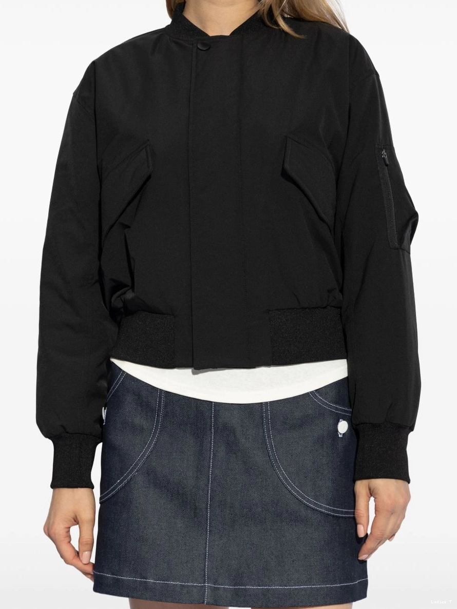 Affordable A.P.C. bomber Women jacket round collar 0305