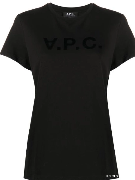 Cheap logo-print Women t-shirt sleeve A.P.C. short 0303