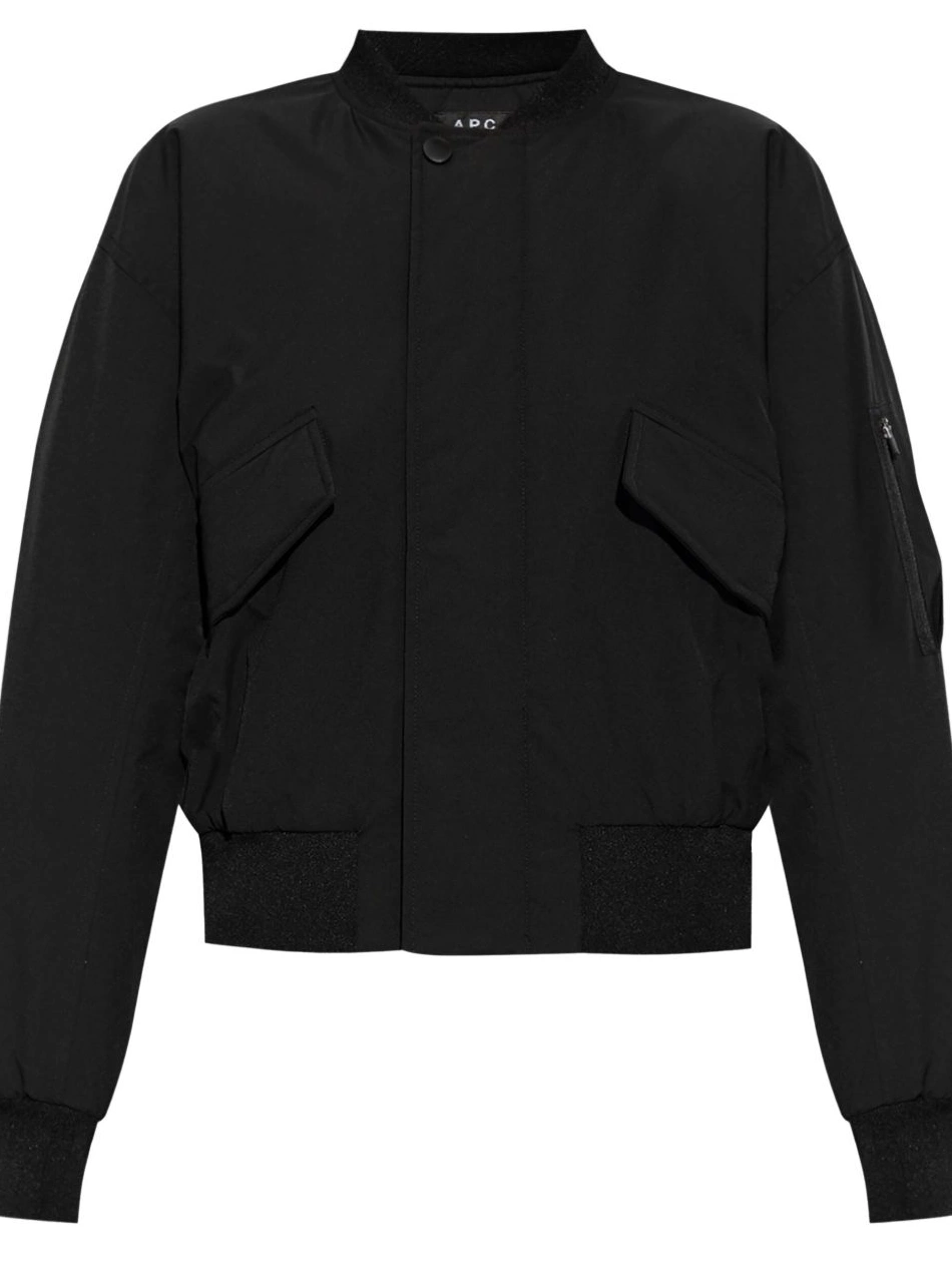 Affordable A.P.C. bomber Women jacket round collar 0305