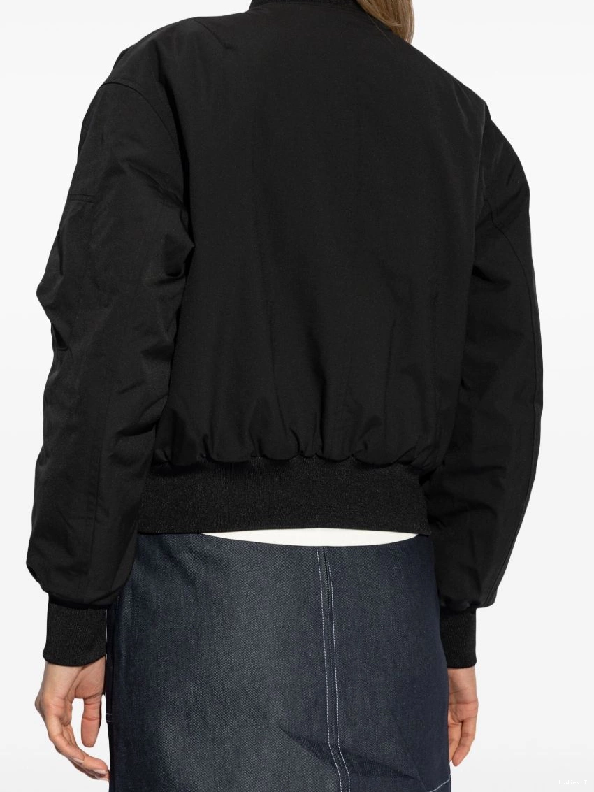 Affordable A.P.C. bomber Women jacket round collar 0305