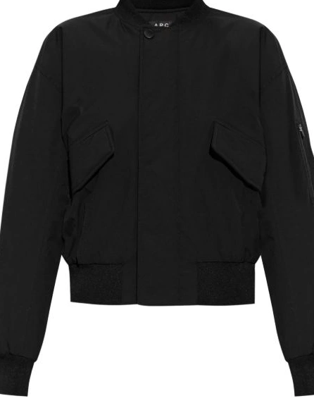 Affordable A.P.C. bomber Women jacket round collar 0305