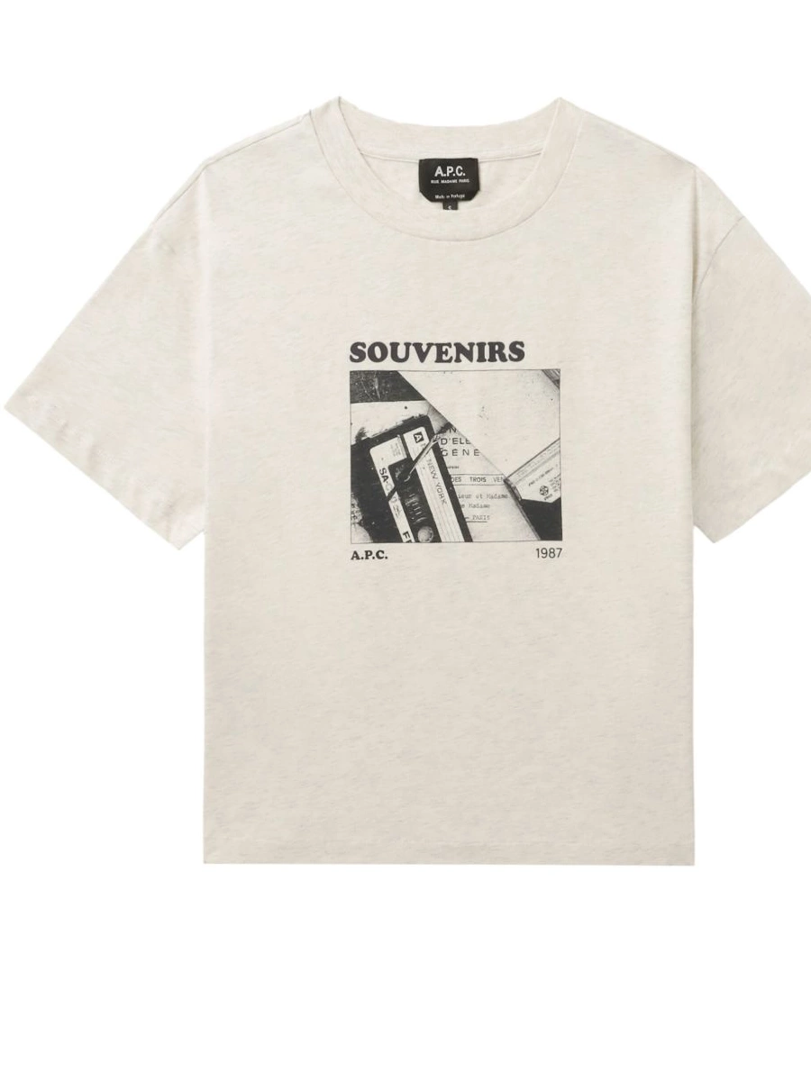 Affordable Women T-shirt A.P.C. Souvenirs 0303