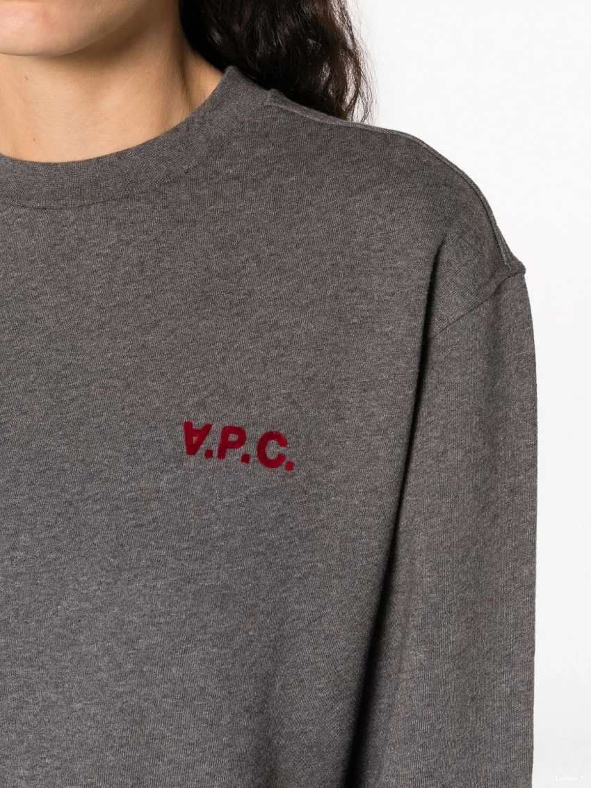 Cheap cotton logo-print A.P.C. sweatshirt Women 0316