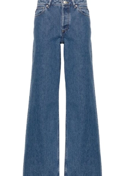 wide-leg A.P.C. Women Elisabeth high-rise jeans 0318