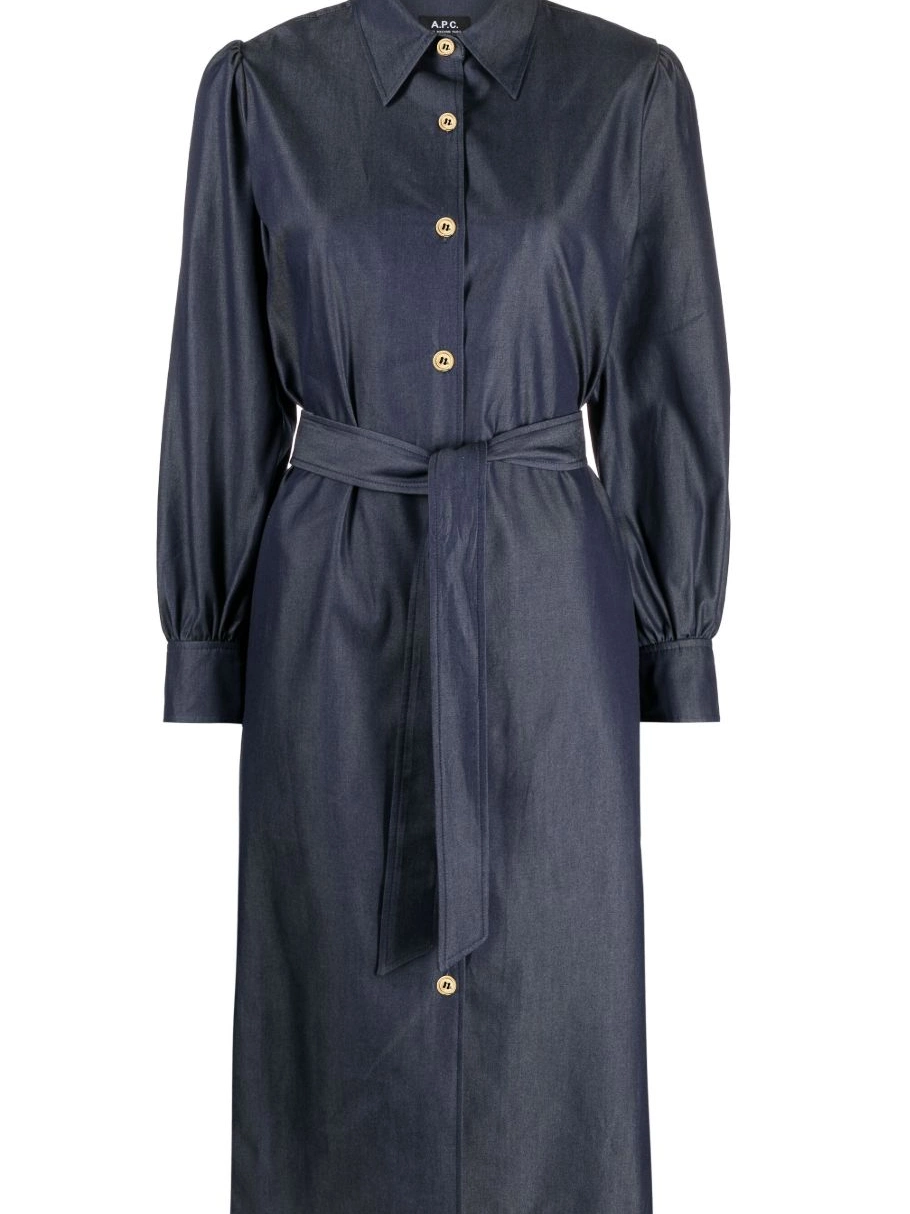 Cheap cotton belted A.P.C. shirtdress Women Liane 0304