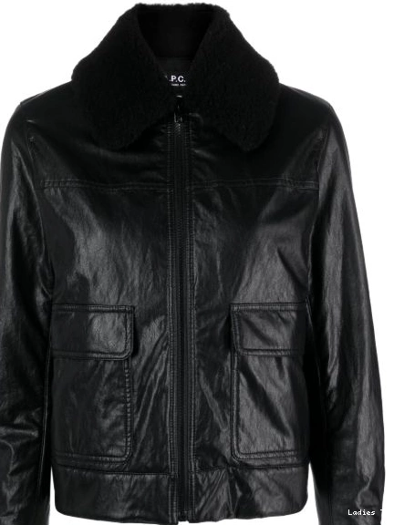 leather faux jacket A.P.C. Women Tina bomber 0317