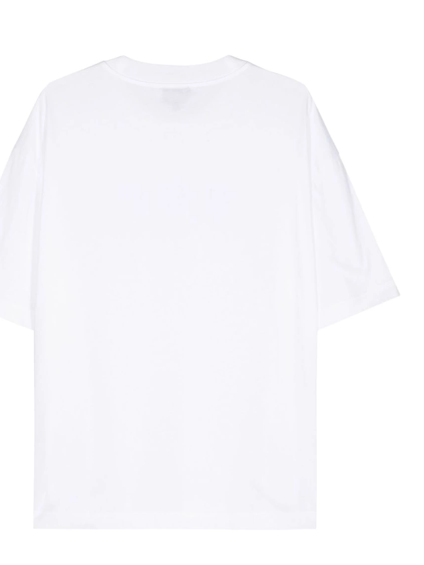 Cheap A.P.C. flocked-logo cotton Women T-shirt 0308