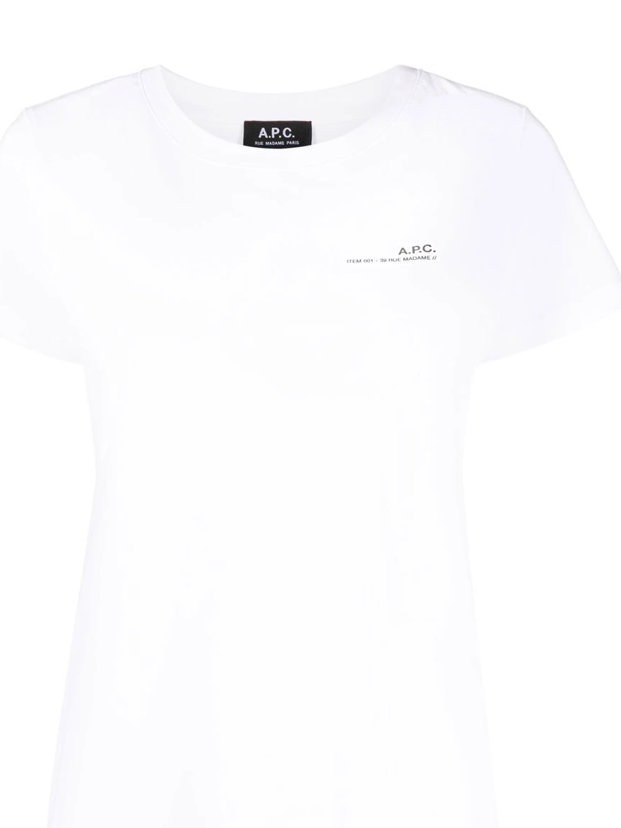 Cheap T-shirt A.P.C. logo-print Women neck crew 0313