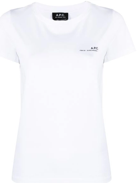 A.P.C. cotton logo-print T-shirt Women 0312