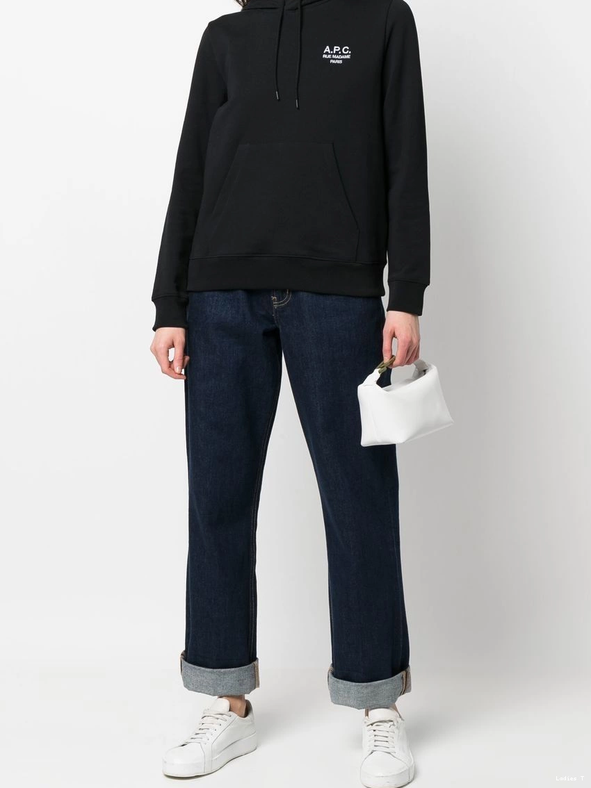 Affordable embroidered-logo Women A.P.C. detail hoodie 0308