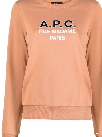 Cheap A.P.C. Women logo-print Madame cotton sweatshirt 0315