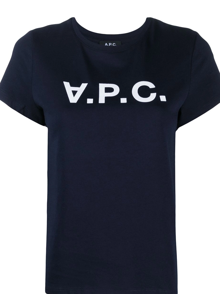 Affordable Women logo-print A.P.C. cotton t-shirt 0303