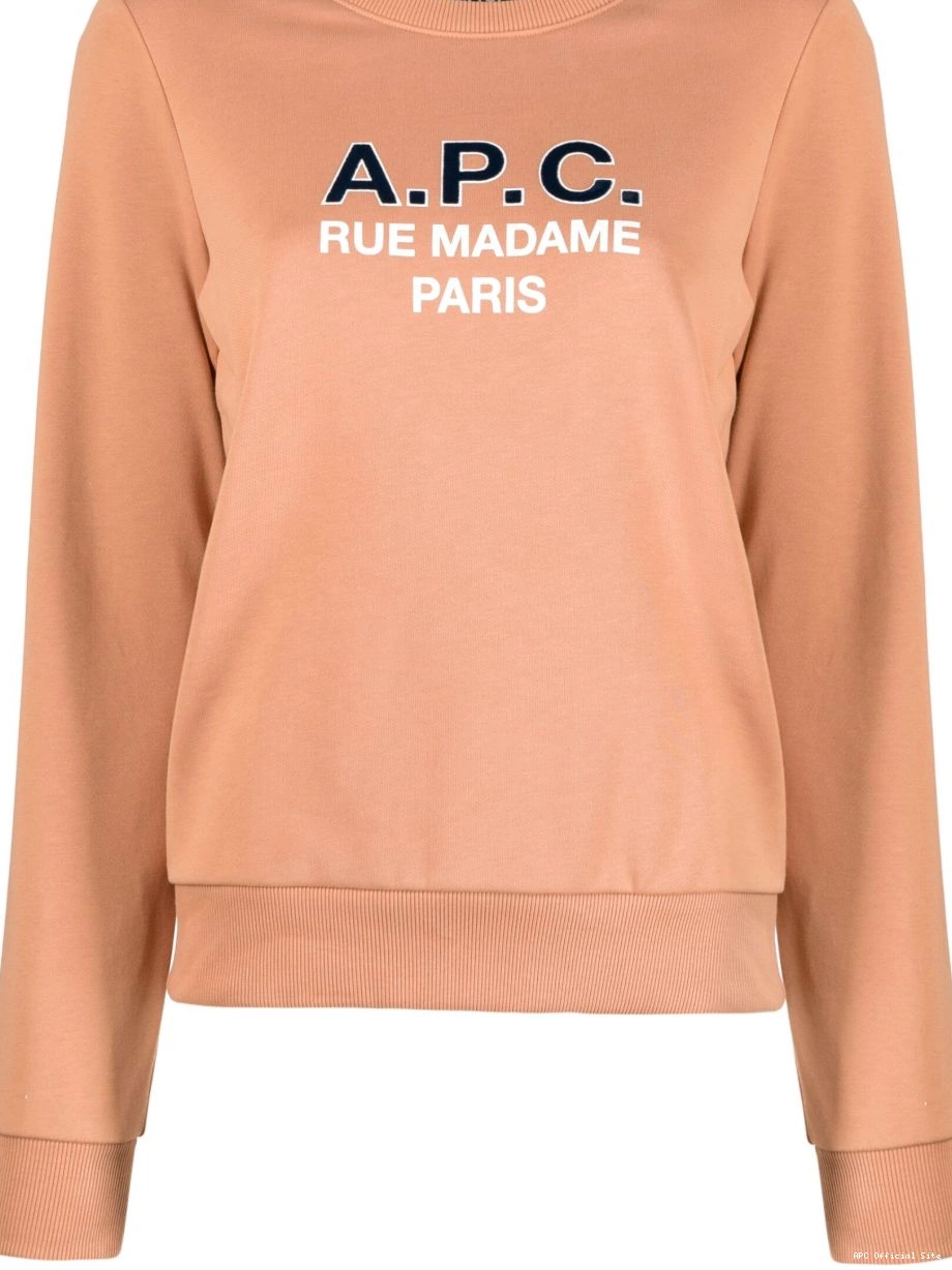 Cheap A.P.C. Women logo-print Madame cotton sweatshirt 0315