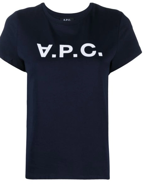 Affordable Women logo-print A.P.C. cotton t-shirt 0303