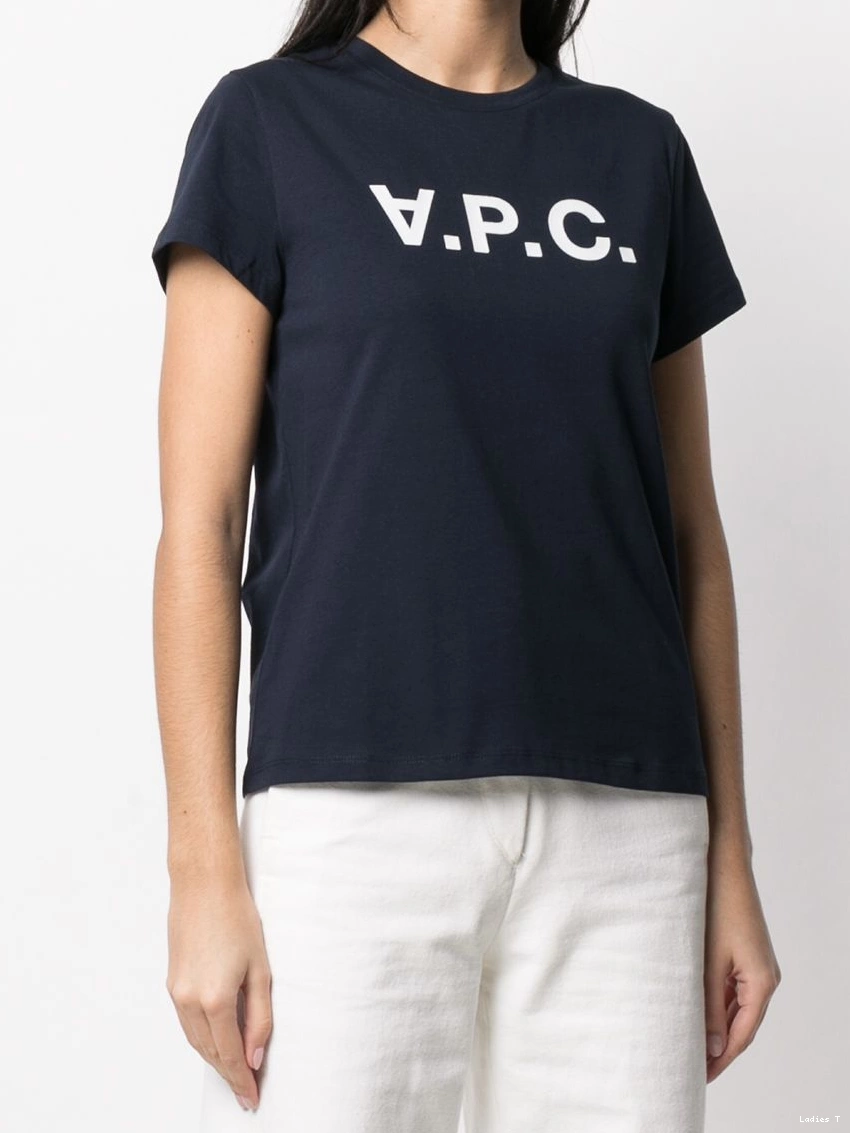 Affordable Women logo-print A.P.C. cotton t-shirt 0303