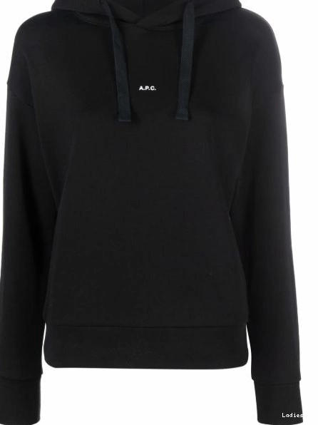 Cheap Women hoodie logo-print A.P.C. Christaina 0313