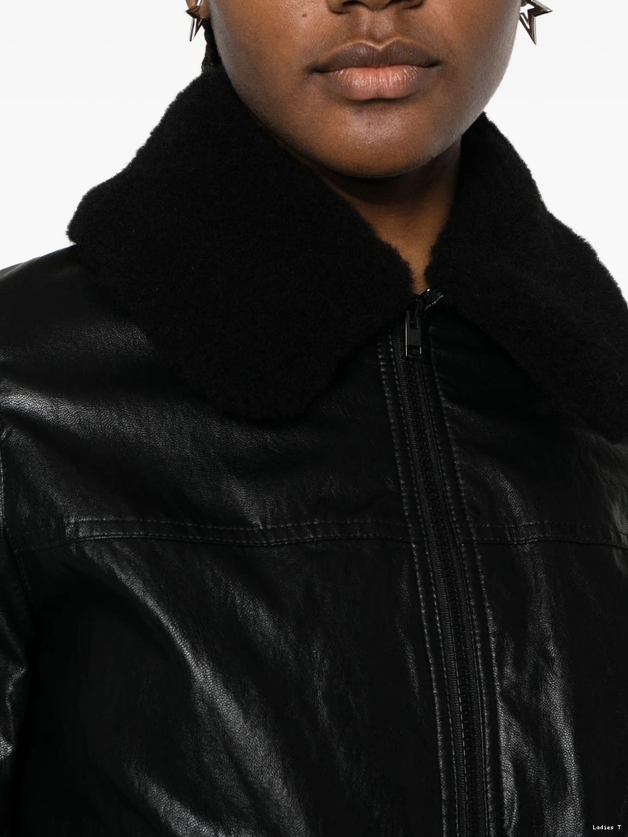 Affordable leather faux jacket A.P.C. Women Tina bomber 0317