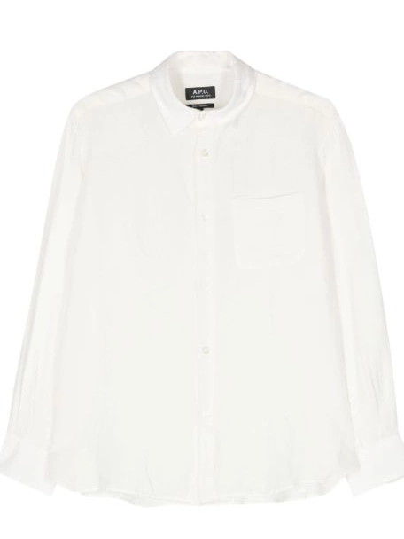 Cheap linen Women shirt A.P.C. classic-collar 0303