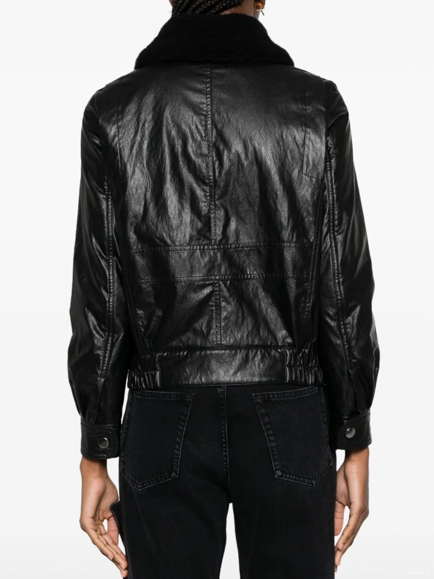 Affordable leather faux jacket A.P.C. Women Tina bomber 0317